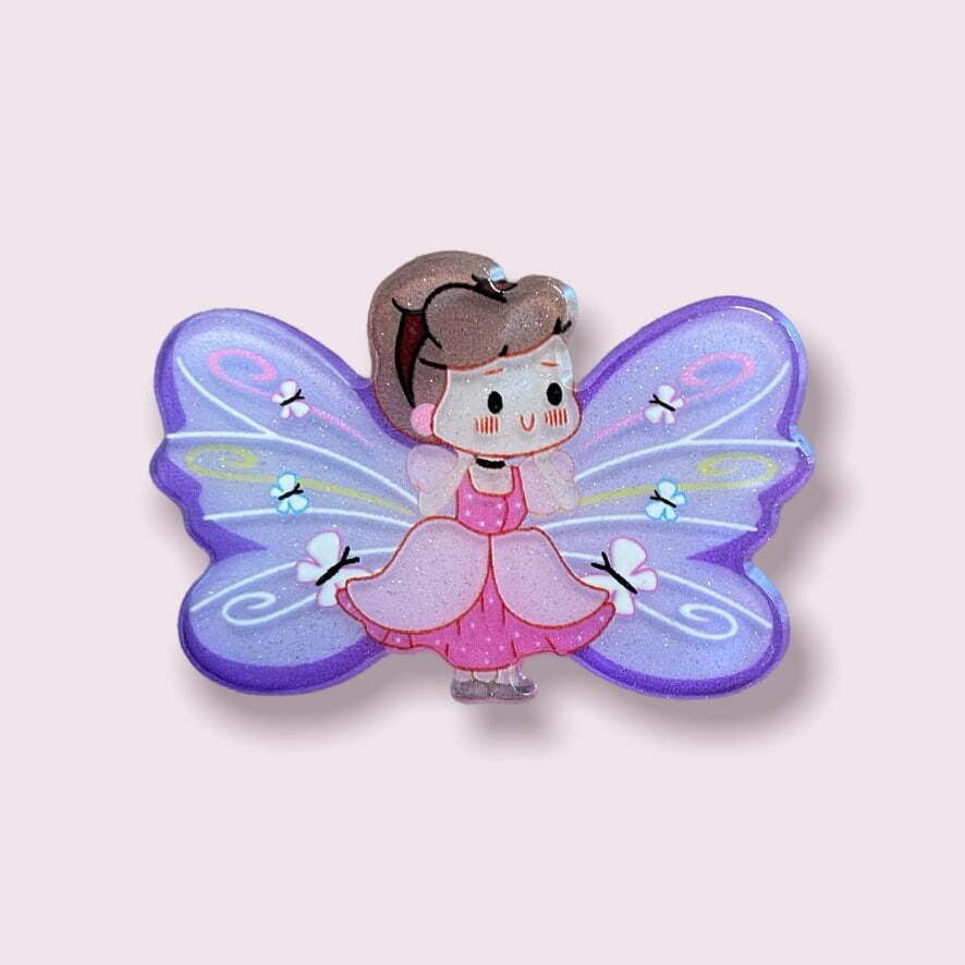 Clamă de păr zână cu sclipici