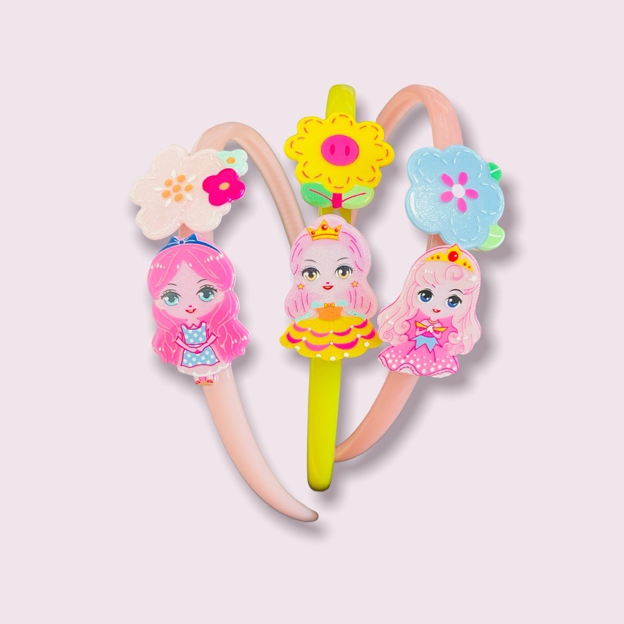 Set 3 bentițe prințese & floricele