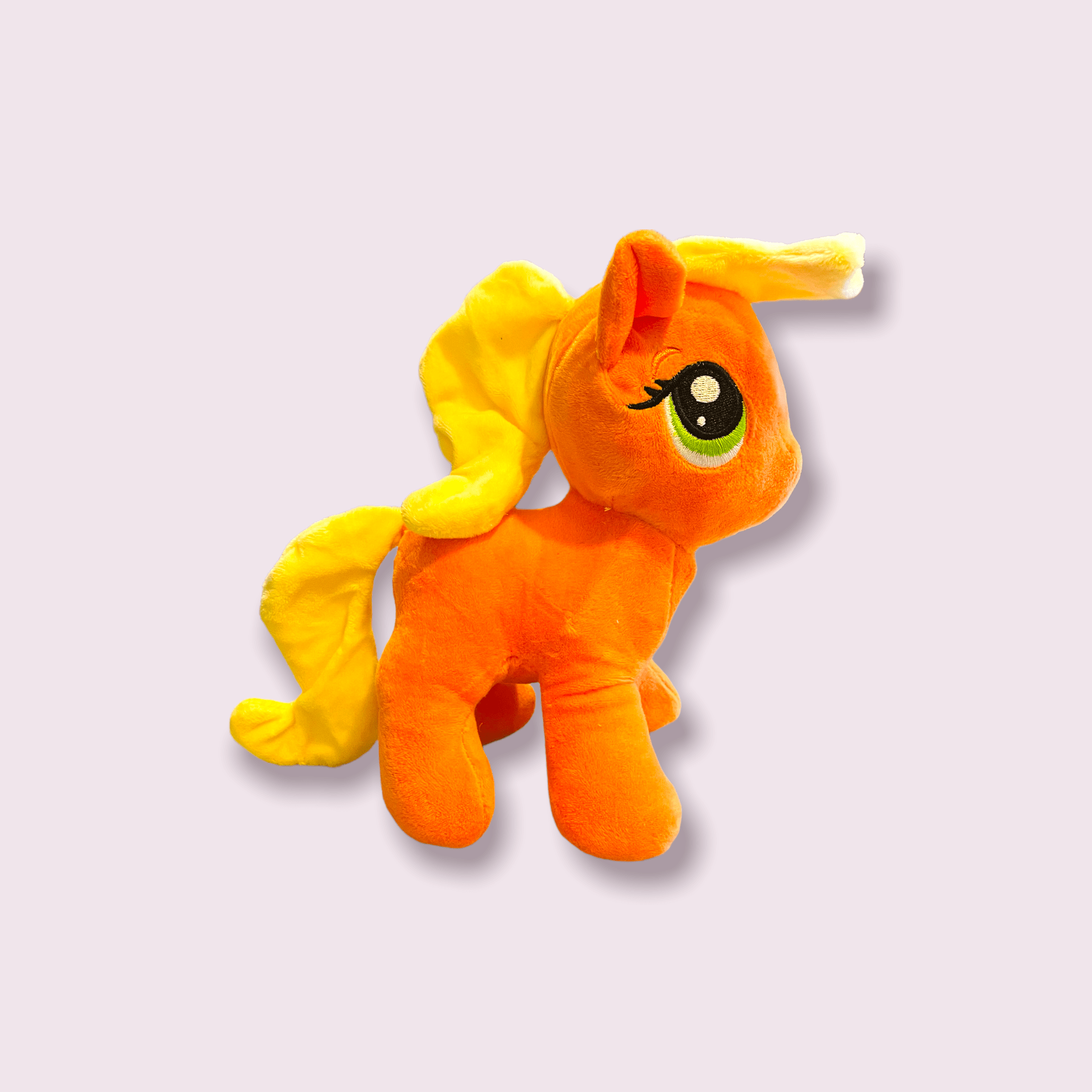 Ponei pluș portocaliu